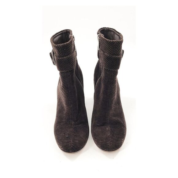 GIANVITO ROSSI Lucas Corduroy Ankle Bootie - Picture 5 of 14